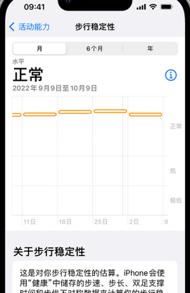 侯马iPhone手机维修如何在iPhone开启'步行稳定性通知'