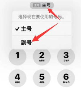 侯马苹果14维修店分享iPhone 14 Pro Max使用副卡打电话的方法 