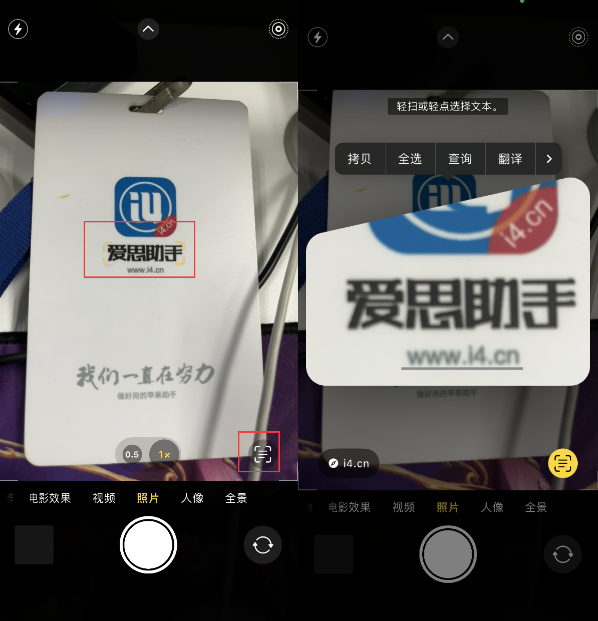 侯马苹果手机维修分享升级iOS 16后如何通过相机翻译文本 