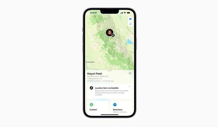 侯马苹果14维修分享iPhone14系列中 FindMy功能通过卫星分享位置方法教程 