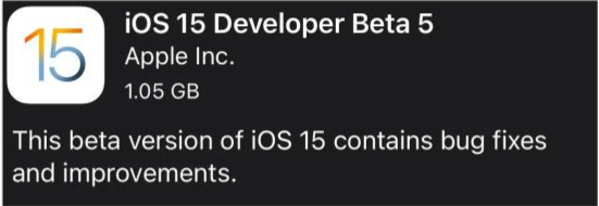 侯马苹果手机维修分享如何升级到iOS15.0 beta5 